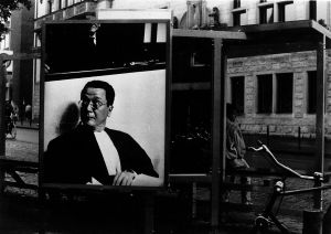 Installation by Alfredo Jaar at Skulptur Projekte, Münster, 1987. Cécile Bourne archives