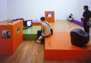 View of the exhibition *Digital Deviance*, Magasin-CNAC, from 3 June to 2 September 2001.