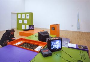 View of the exhibition *Digital Deviance*, Magasin-CNAC, from 3 June to 2 September 2001.
