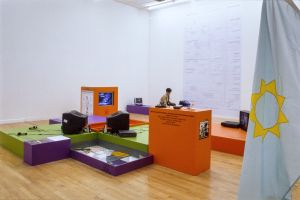 View of the exhibition *Digital Deviance*, Magasin-CNAC, from 3 June to 2 September 2001.