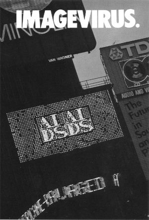 General Idea, *AIDS*,  Imagevirus (Time Square), 1991, cibachrome print. (Illustration tirée du site internet de la Session 12)