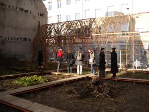 Rencontre avec l’artiste-jardiner Emmanuel Lousigrand, jardin artistique l’Îlot d’Amaranthes, Lyon.