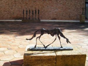 Visit of the Giacometti Foundation in Nice, February 2009.