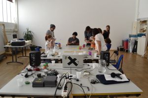 Workshop with Julien Vadet organised as part of the *Take You There Radio* programme, 3 June 2015.