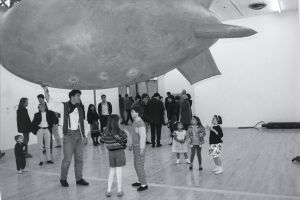 Opening of the exhibition *Entre chien et loup*, Magasin-CNAC, 6 June to 2 August 1992.